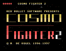 Cosmo Fighter 2 by Marcel de Kogel Title Screen